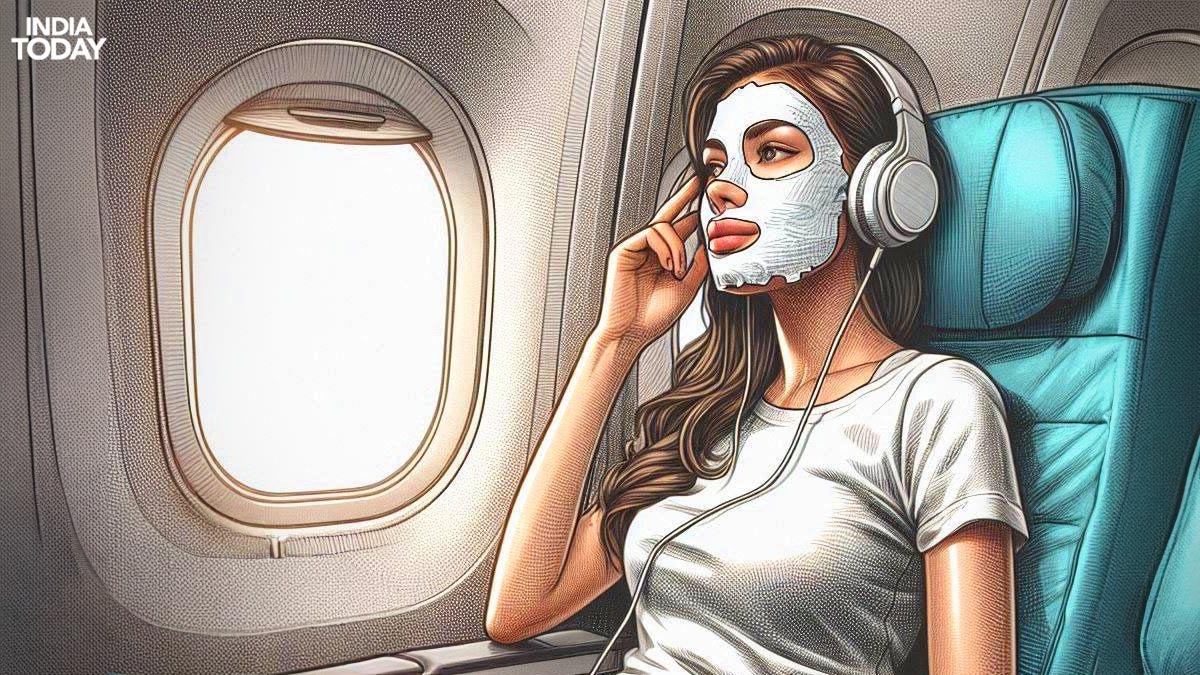 In-flight skincare