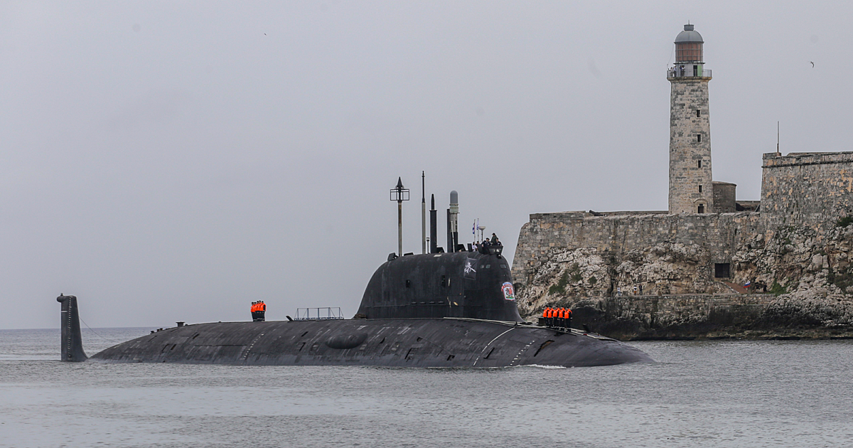 Kapal selam bertenaga nuklir AS berlabuh di Teluk Guantanamo