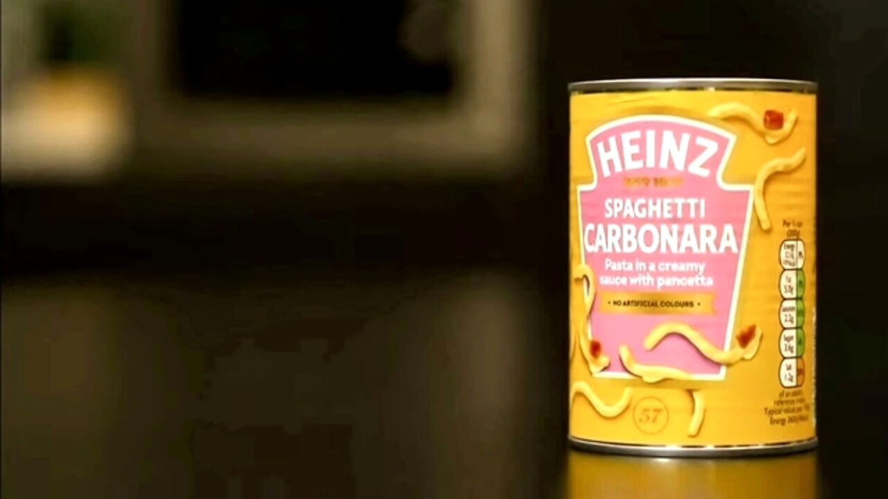 Carbonara kalengan Heinz adalah carbonara tradisional yang sesungguhnya: tidak ada gunanya marah