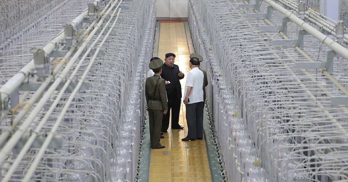 Korea Utara merilis gambar pertama situs pengayaan uranium
