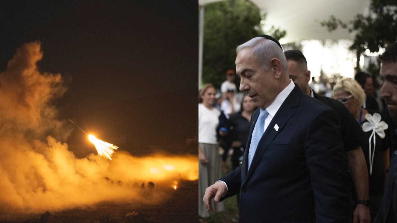 Netanyahu kembali memberikan dirinya pemuda dengan kepala Nasrallah