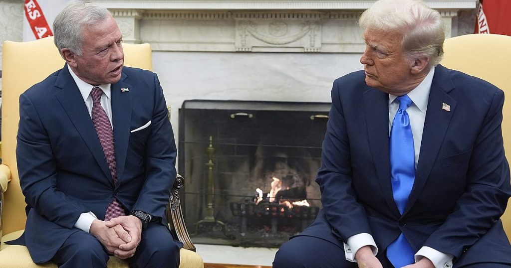 King of Jordan mendorong kembali rencana Trump Gaza setelah White…