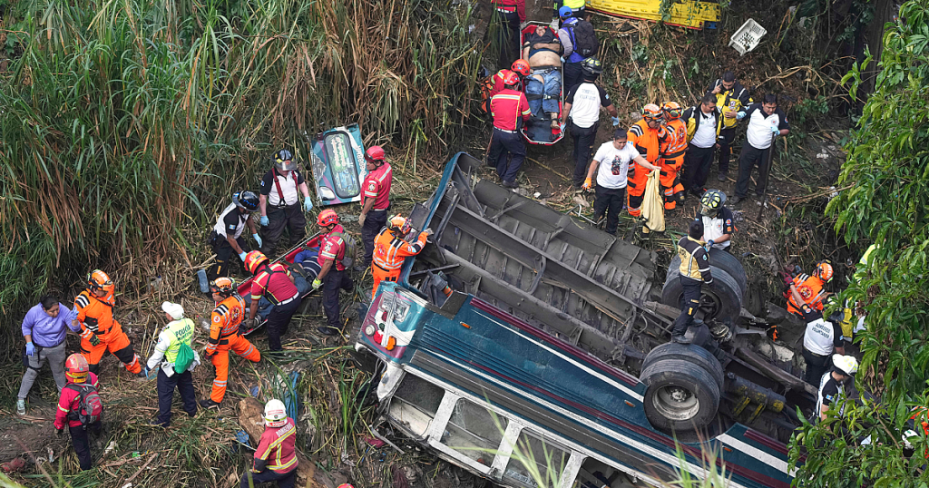 Lusinan tewas setelah kecelakaan bus di Guatemala
