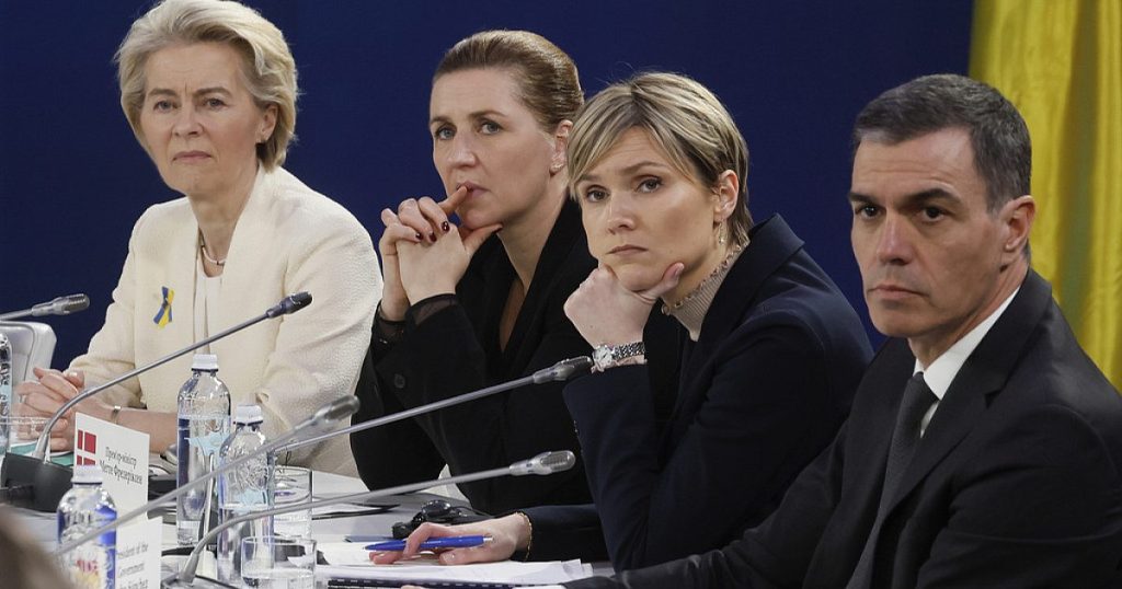 Pemimpin Uni Eropa Back Ukraina di puncak tahun keempat Perang Rusia