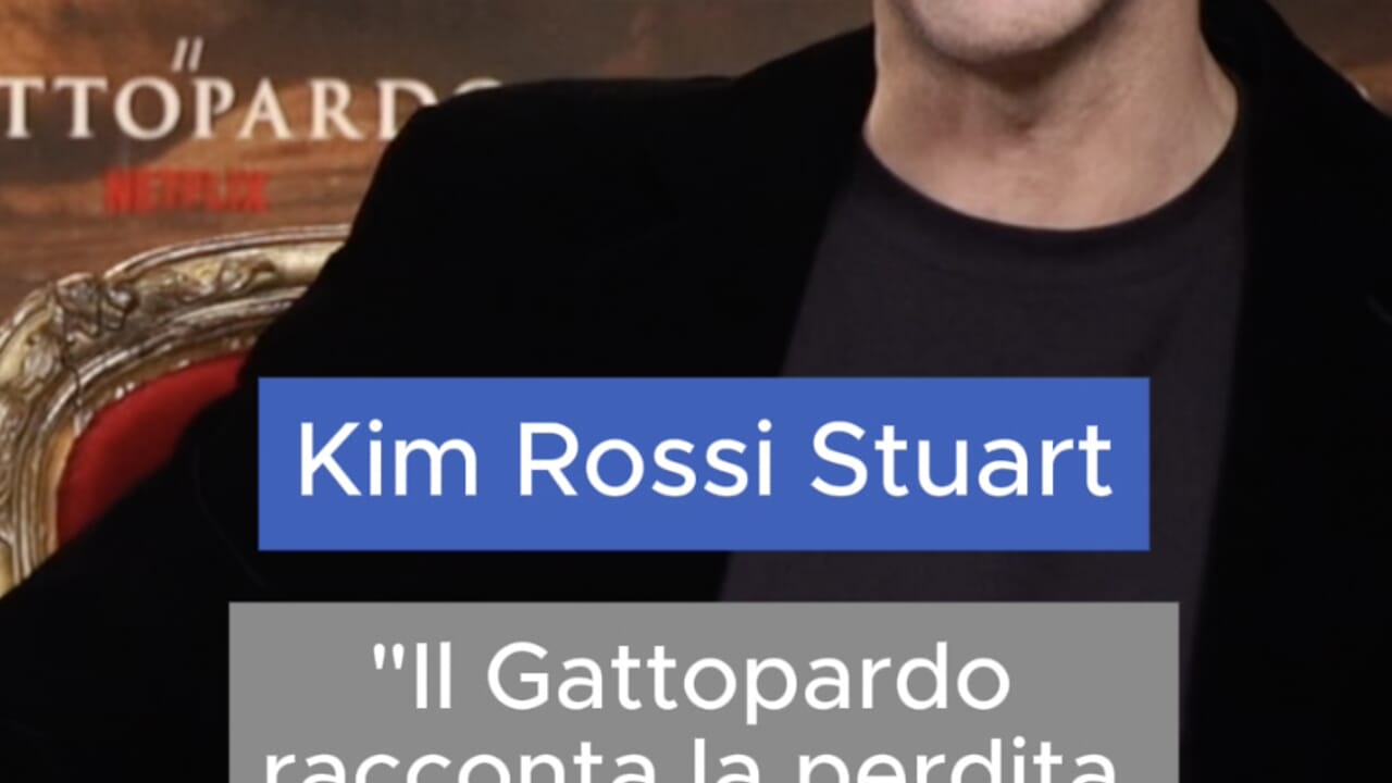 Kim Rossi Stuart: "Leopard saya adalah seorang materialis yang harus berurusan dengan waktu berlalu"