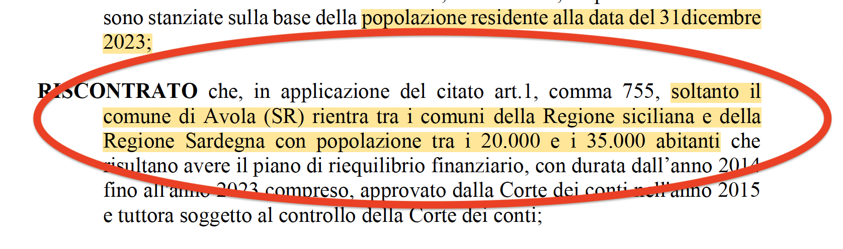 Dekrit yang ditandatangani oleh para menteri Giancarlo Giorgetti dan Matteo ditanam (foto hari ini.it)