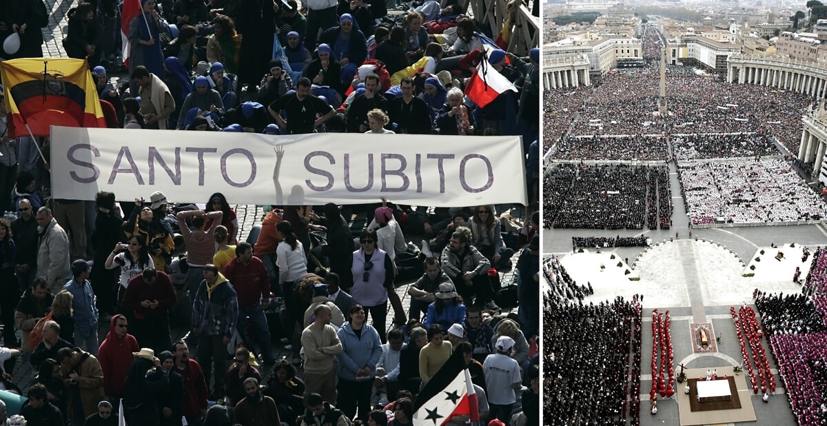 Pemakaman Paus John II 8 April 2005