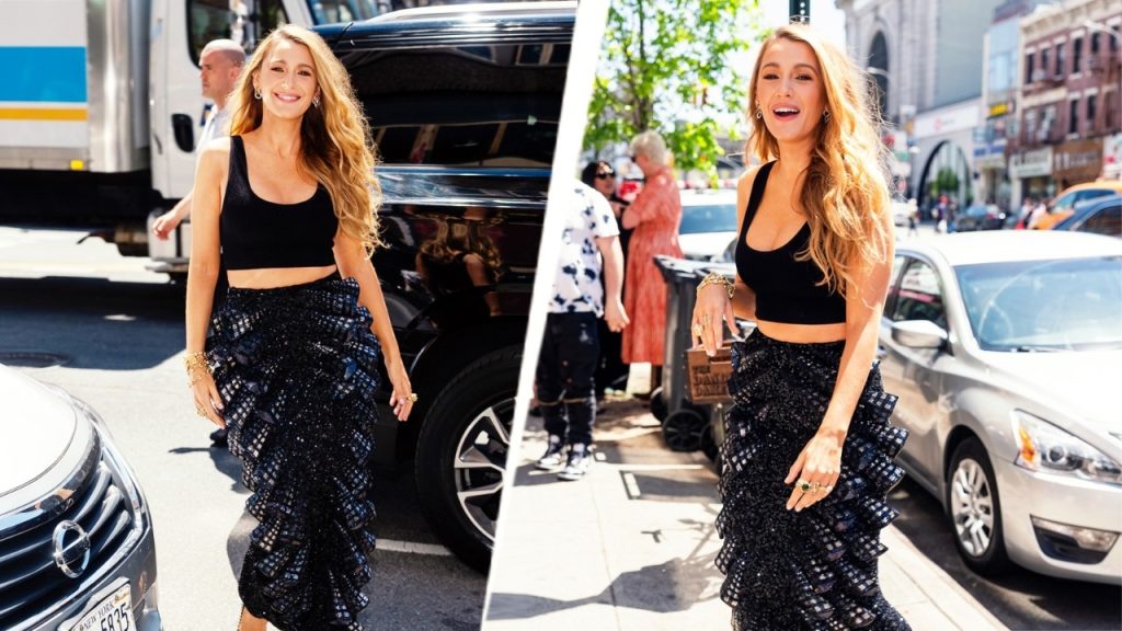 Desainer India Rahul Mishra's Hollywood Wave: Blake Lively Stuns di 3D Black Rok
