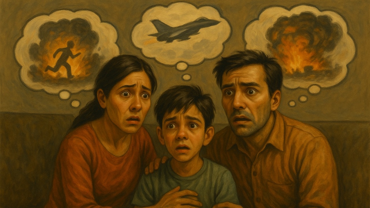 Korban psikologis situasi seperti perang pada orang biasa