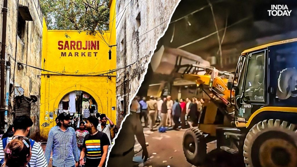 Pasar Sarojini Nagar tidak ditutup. Video JCB viral dijelaskan
