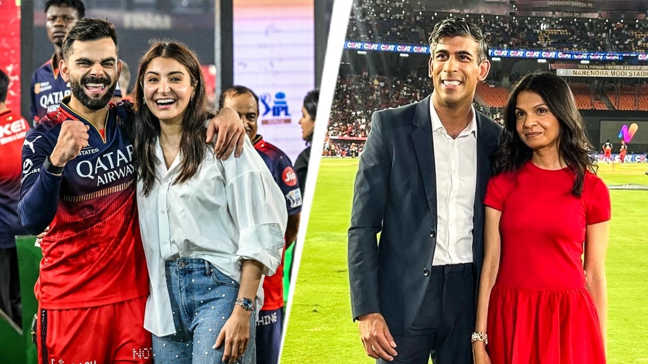 Anushka Sharma, Virat Kohli, Rishi Sunak and Akshata Murty