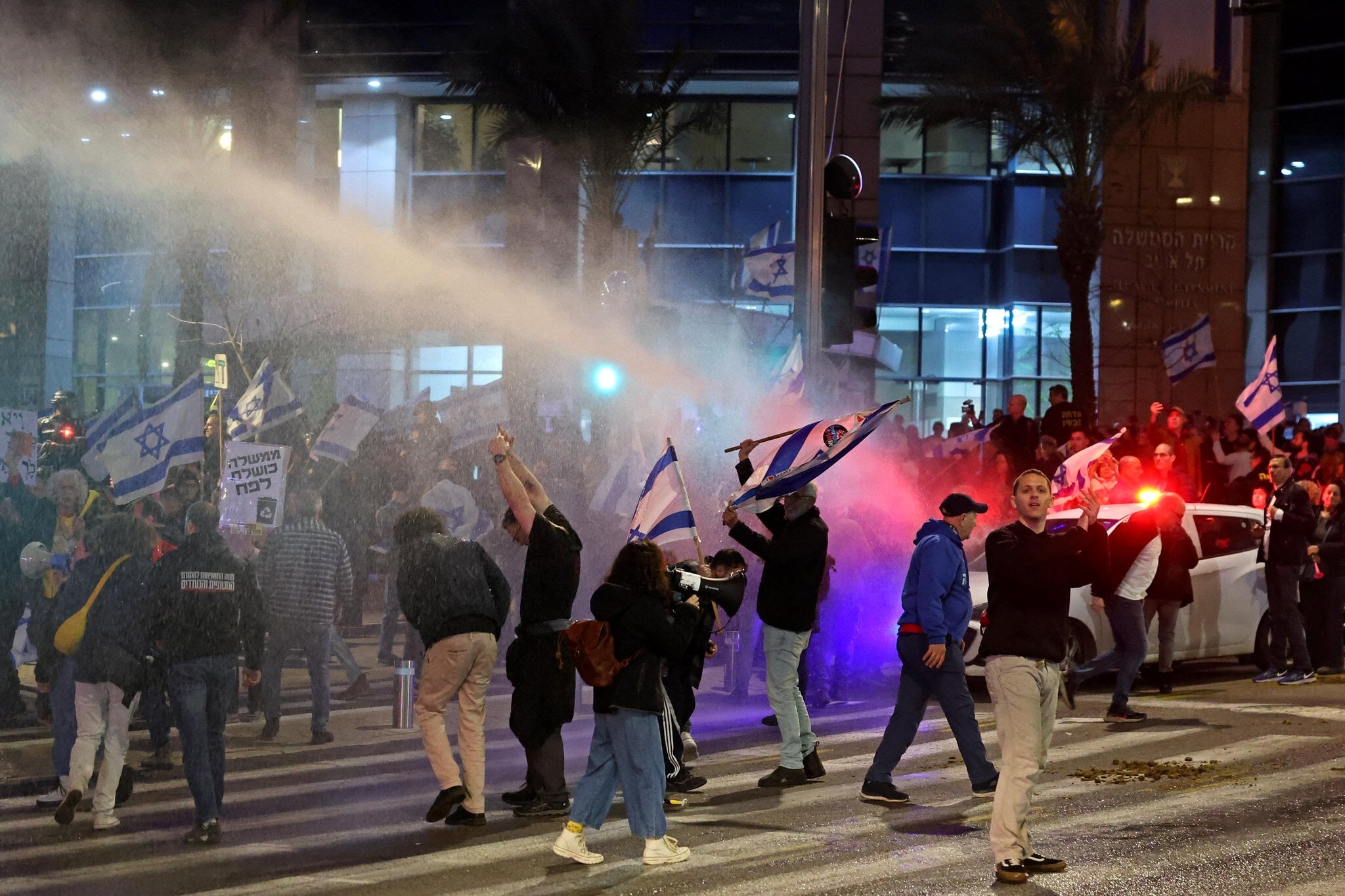 Demonstrasi di Israel Melawan Pemerintah Benjamin NataniHu (Foto Lapresse)