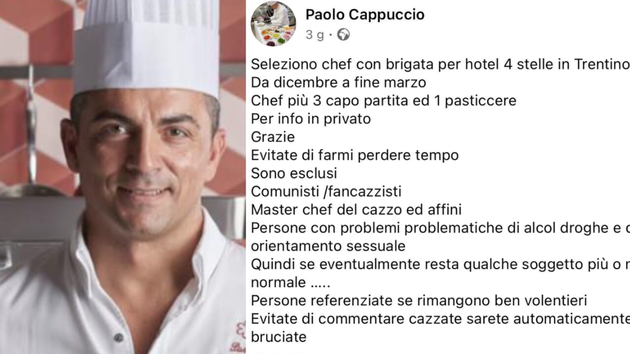 Paolo Cappuccio, Chef Miskin: Berapa banyak kenaifan dari juru masak dengan swastika