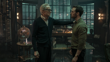 Bill Nighy dan Sam Claflin di Harlan Coben Lazarus