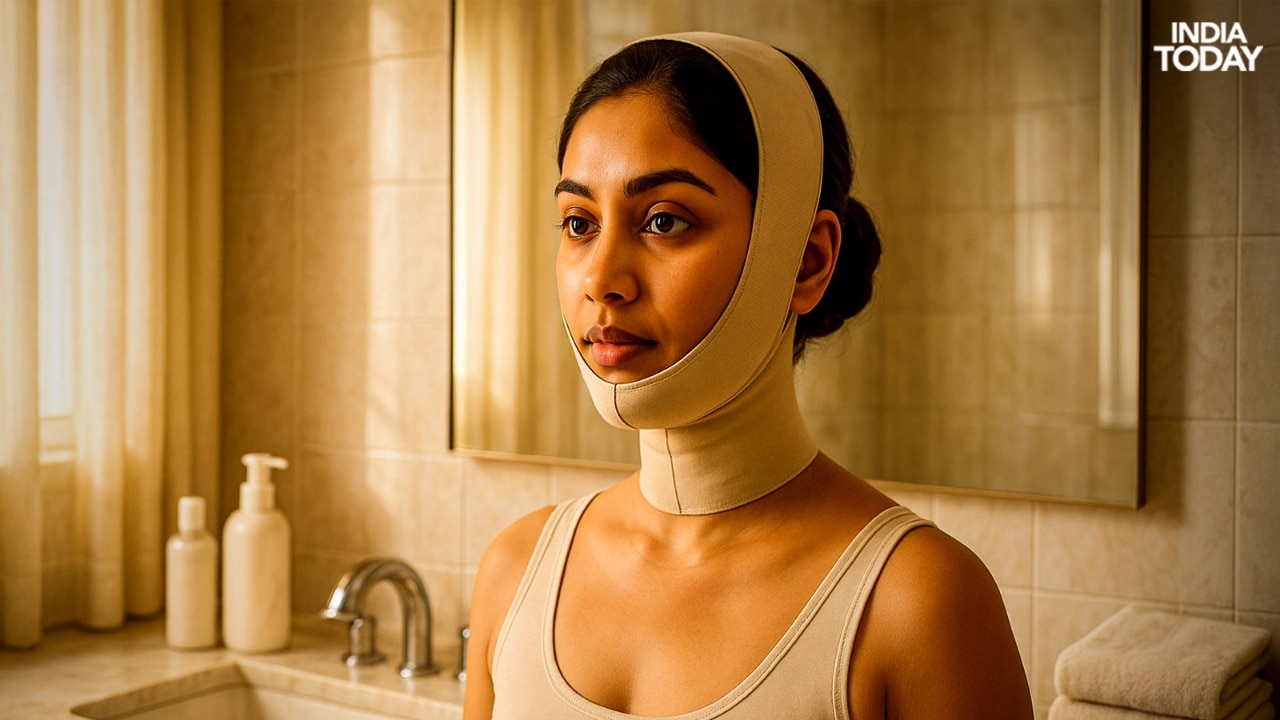 Apakah pita kompresi wajah benar -benar memahat wajah Anda?