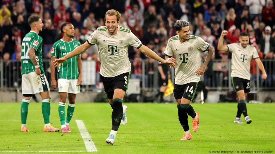 Bundesliga: Harry Kane memecahkan tanda gol 100