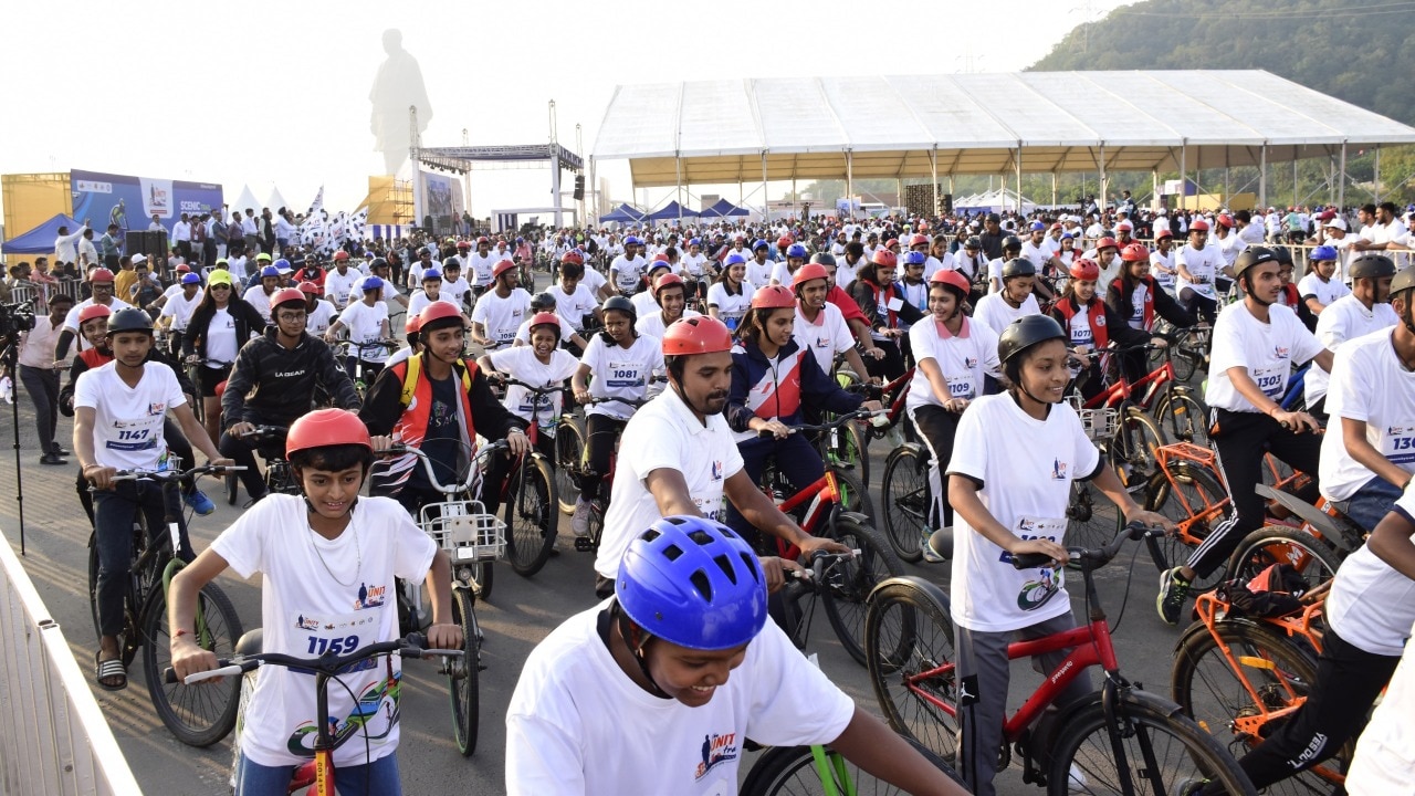 Unity Trail Cyclothon membawa semangat Swadeshi ke Patung Unity
