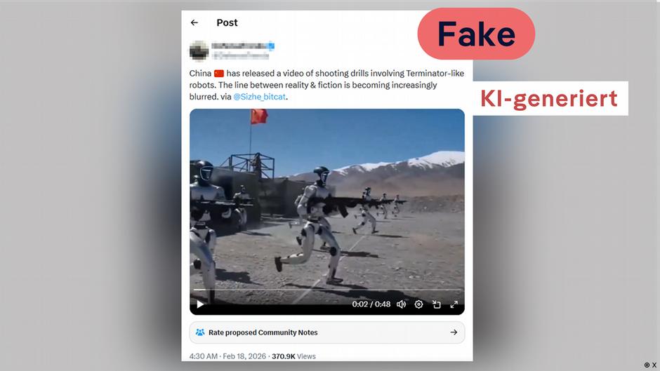 Pemeriksaan Fakta: Apakah Robot Tentara Tiongkok Hanya AI Palsu?