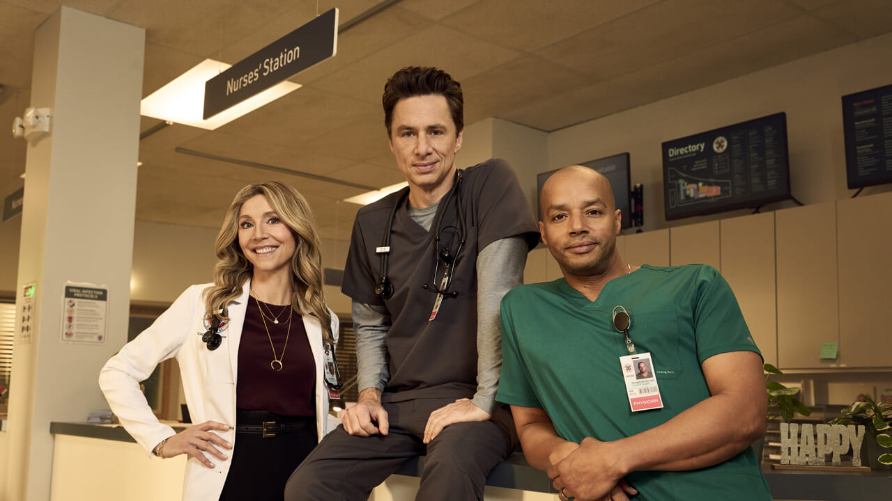 Scrubs, kebangkitannya juga tiba di Italia: tanggal rilis dan trailer untuk musim baru