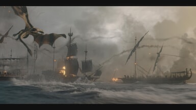 House of the Dragon 3 - pertempuran antara kapal dan naga