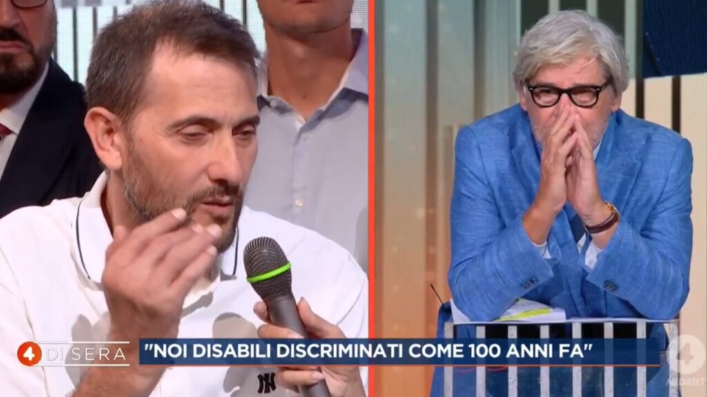 Del Debbio mengundang penyandang disabilitas ke studio dan menyerang Vannacci: "Usulannya jelek". Namun dua tahun lalu dia tidak mengutuk mereka